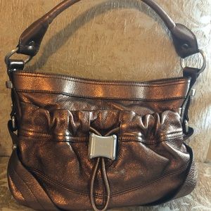 B. Makowsky Leather Handbag